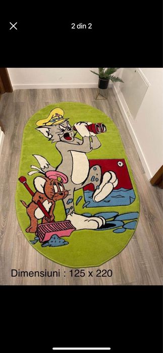 Covor camera copii Tom & Jerry / Mickey Mouse