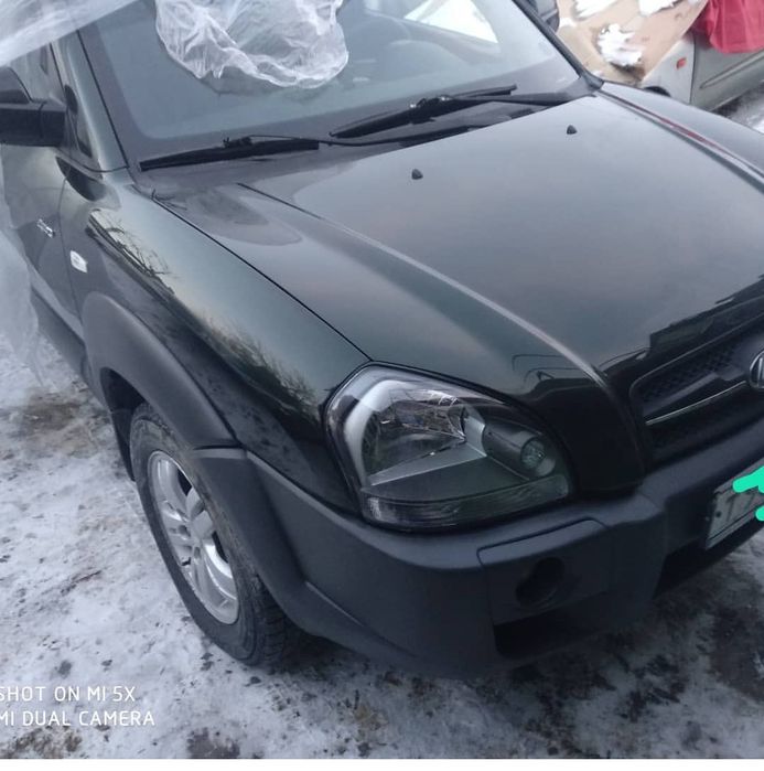 Хундай Туксон, передняя часть, ланжероны балка