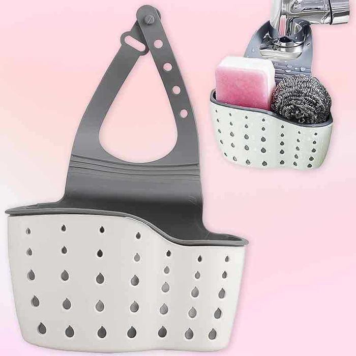 Поставка за кухненски прибори и гъби – органайзер за мивка