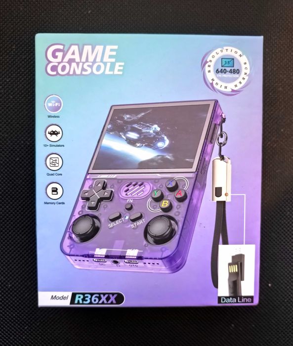 128GB R36XX Handheld Video Game Console Linux System 3.5 Inch IPS