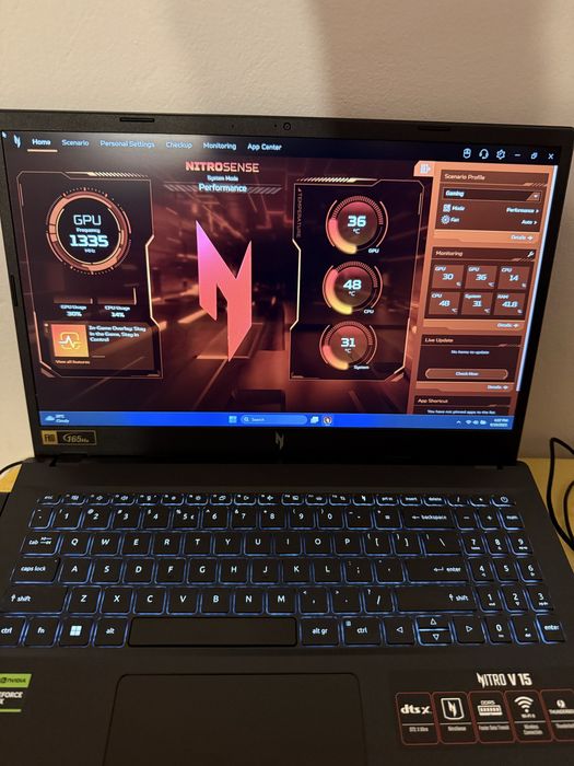 Laptop gaming acer nitro v 15 i9 13th rtx4060