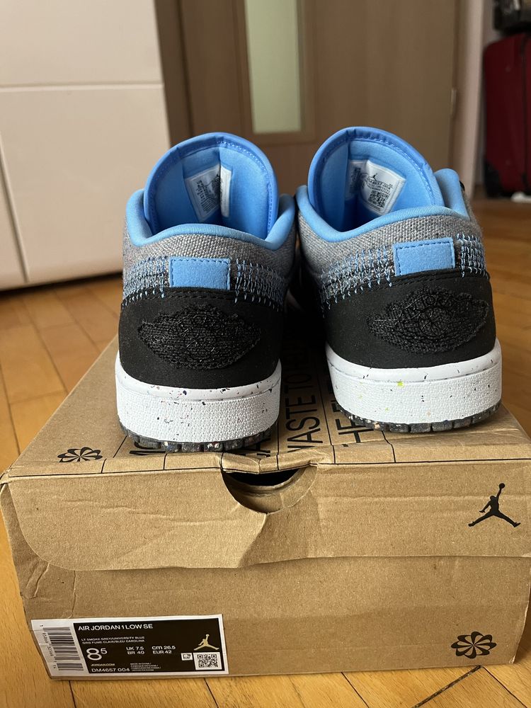 Nike Air Jordan 1 Low SE/Grey, University Blue
