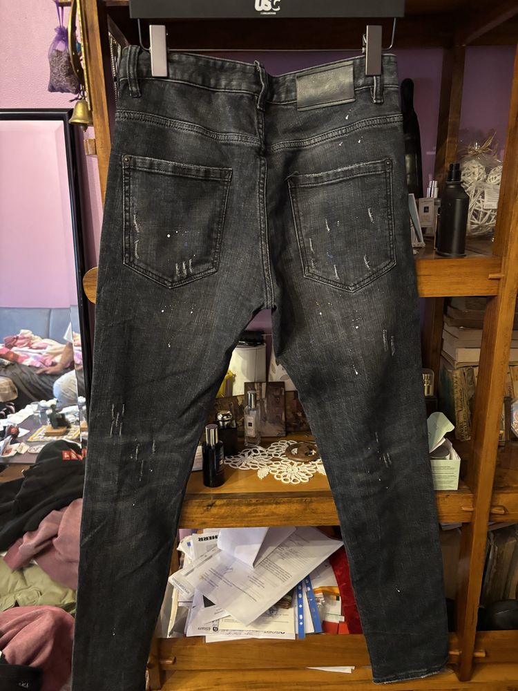 Blugi Dsquare2; 100 % Autentici  Slim jeans 'Masura 31  italia