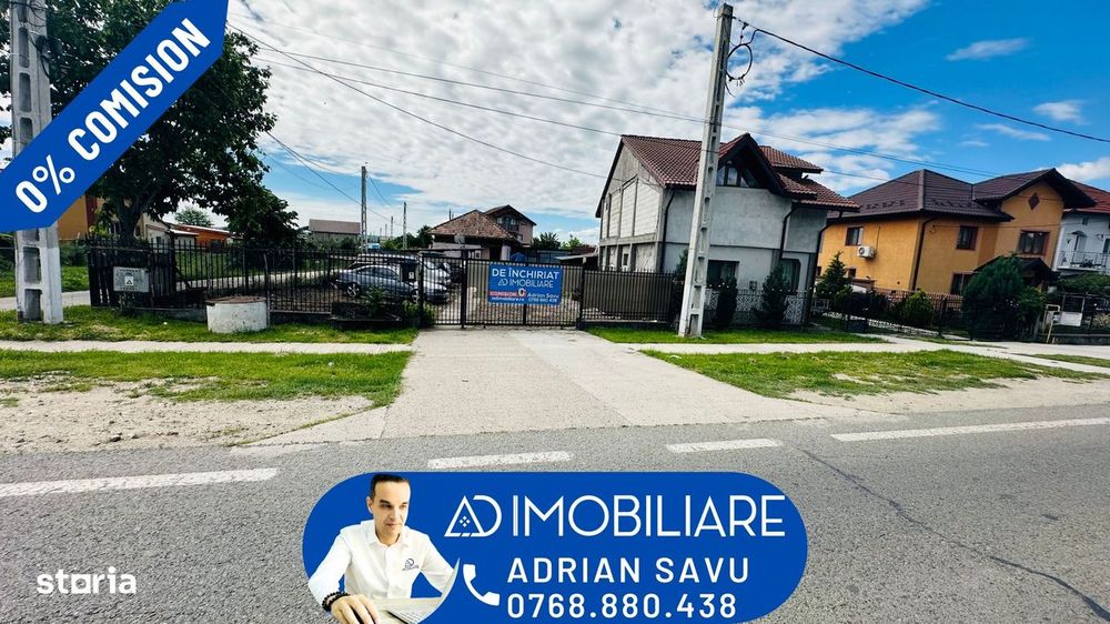 De închiriat – imobil comercial , Bălești