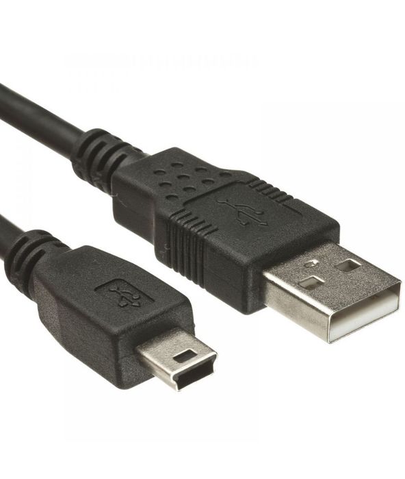 2 X Cablu miniUSB tata - USB tata, 40 cm, negru