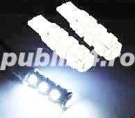 Bec becuri led SMD  13 leduri pozitie numar sau interior lumina alba