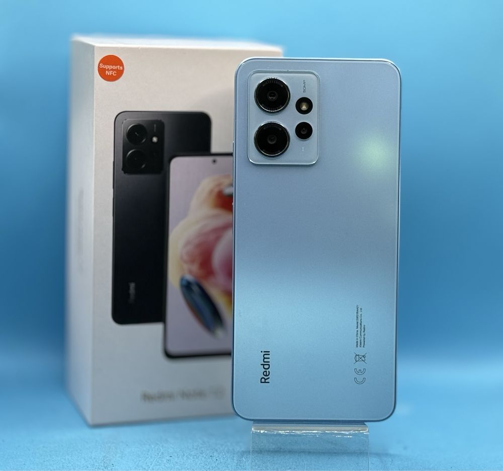 ГАРАНЦИОНЕН!!! Xiaomi Redmi Note 12, 128GB, 4GB RAM, 4G, Ice Blue