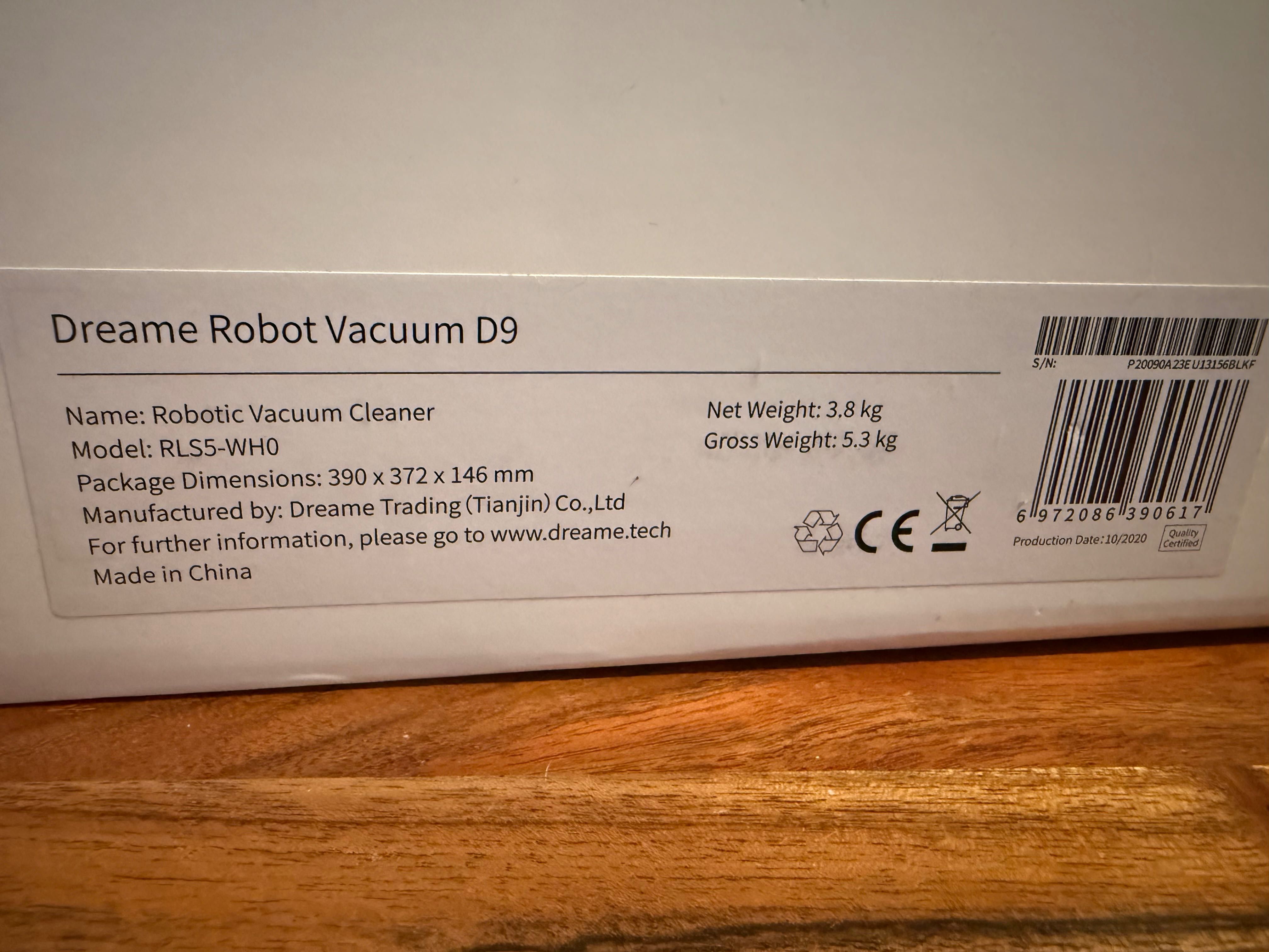 Xiomi Dreame Robot Vacuum D9