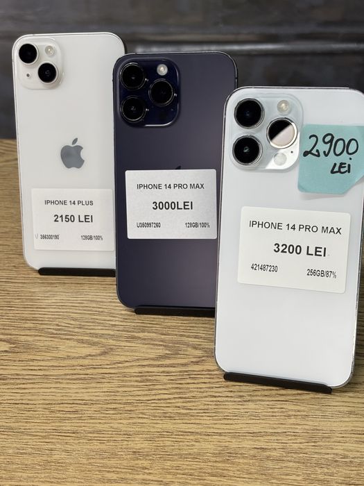 iPhone 14 Pro Max, memorie internă 128GB/256GB