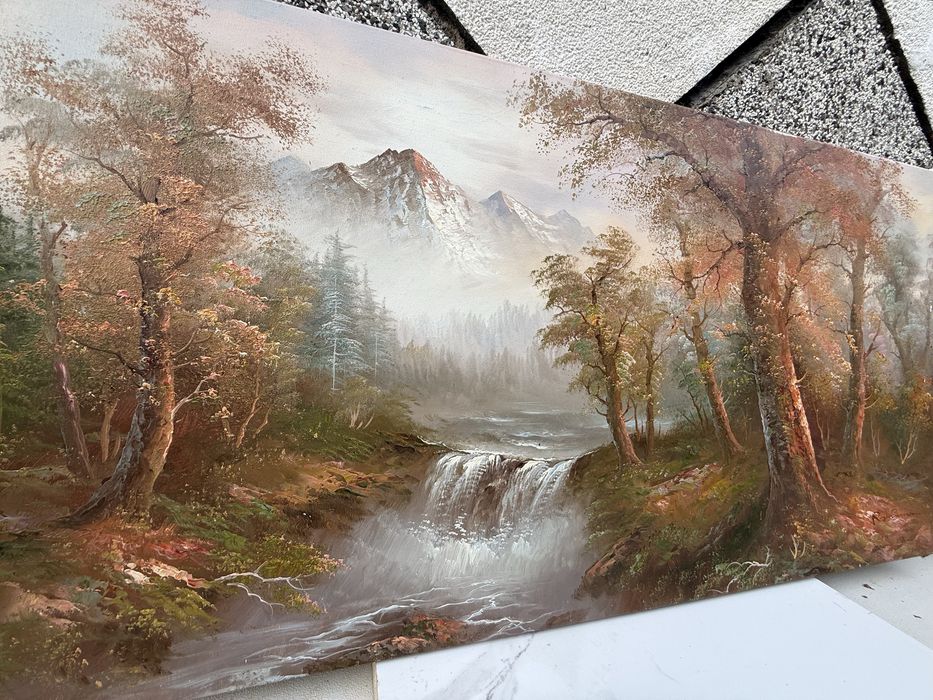 ГОЛЯМА Картина с маслени бои, 120*60 ФРЕНСКИ ВНОС