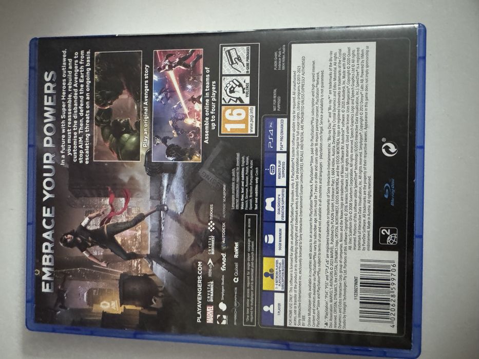 Мстители пс4 пс5