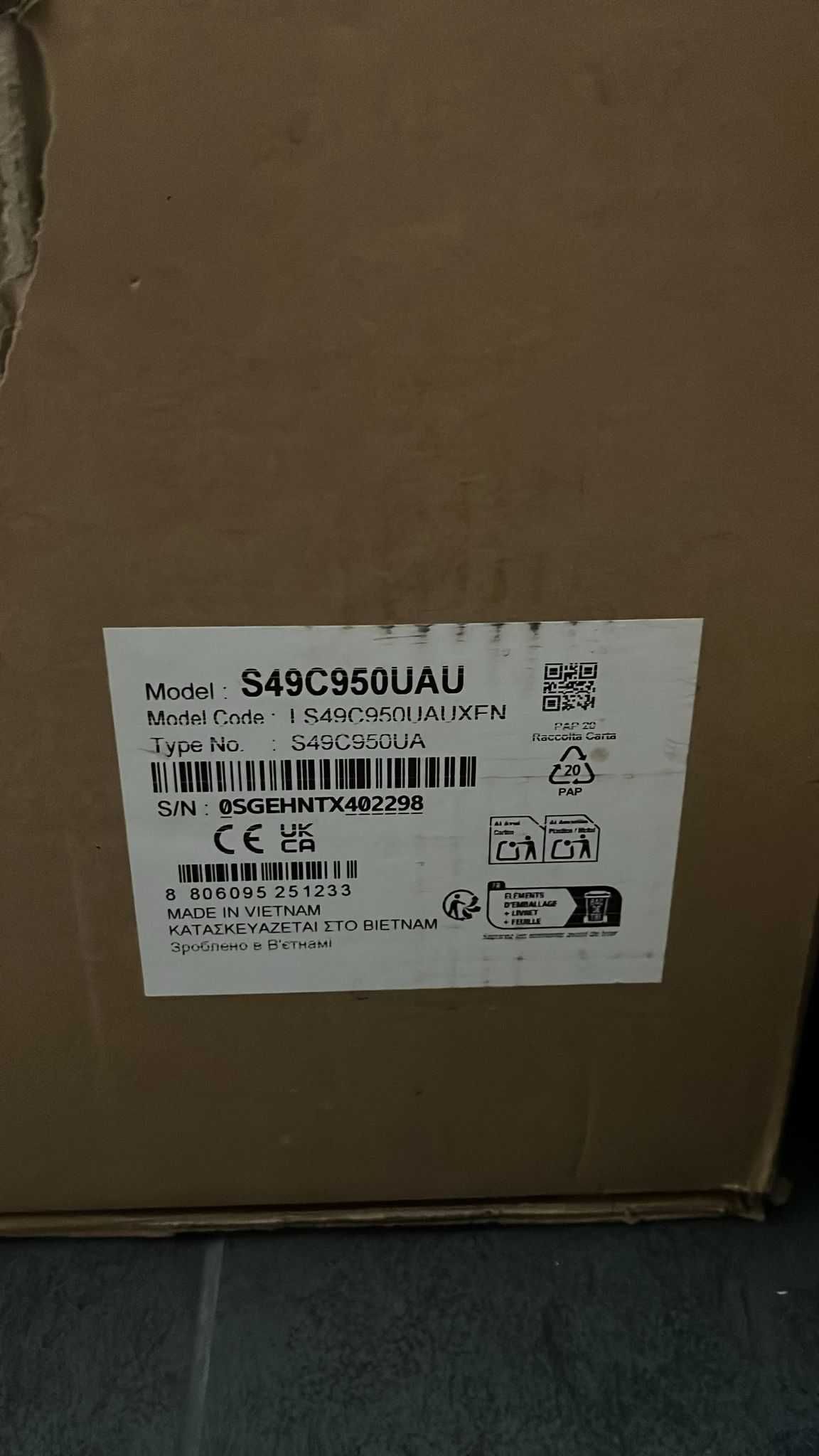 Nou Monitor Curbat Ultrawide SAMSUNG ViewFinity S9 LS49C950UAUXEN TGF