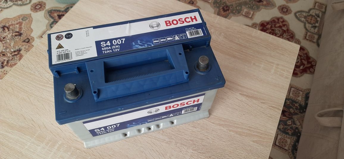 Новый Аккумулятор Bosch S4 007 Silver 72Ah