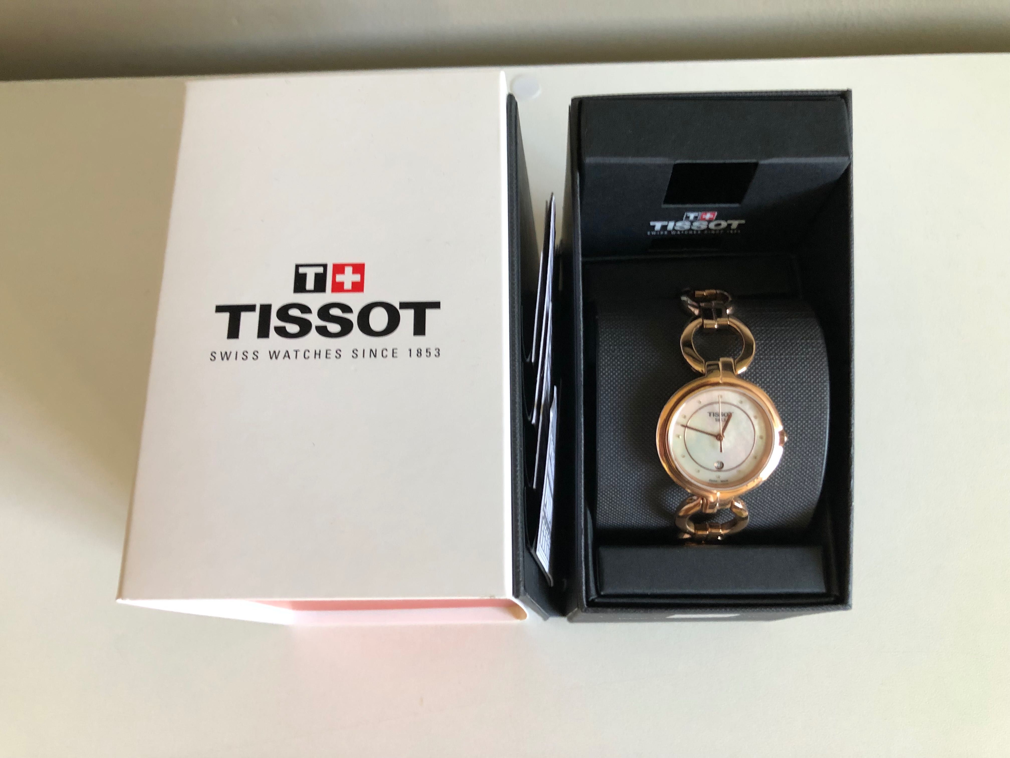 Ceas Tissot Flamingo Lady'S  Rose Gold Perlat