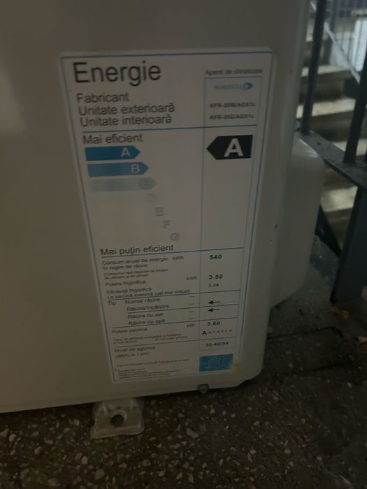 Vand aer conditionat NordStar R410A 12000 btu