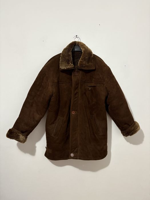 Geaca implanita din piele naturala de miel unisex stare impecabila