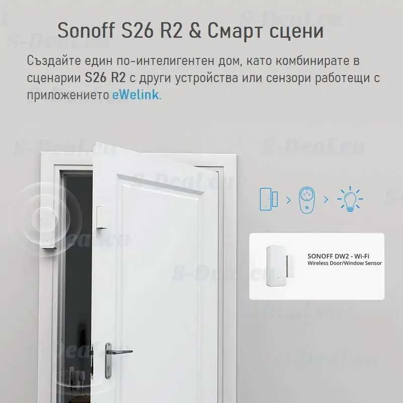 SONOFF S26 R2 16A WiFi Smart Plug 16A