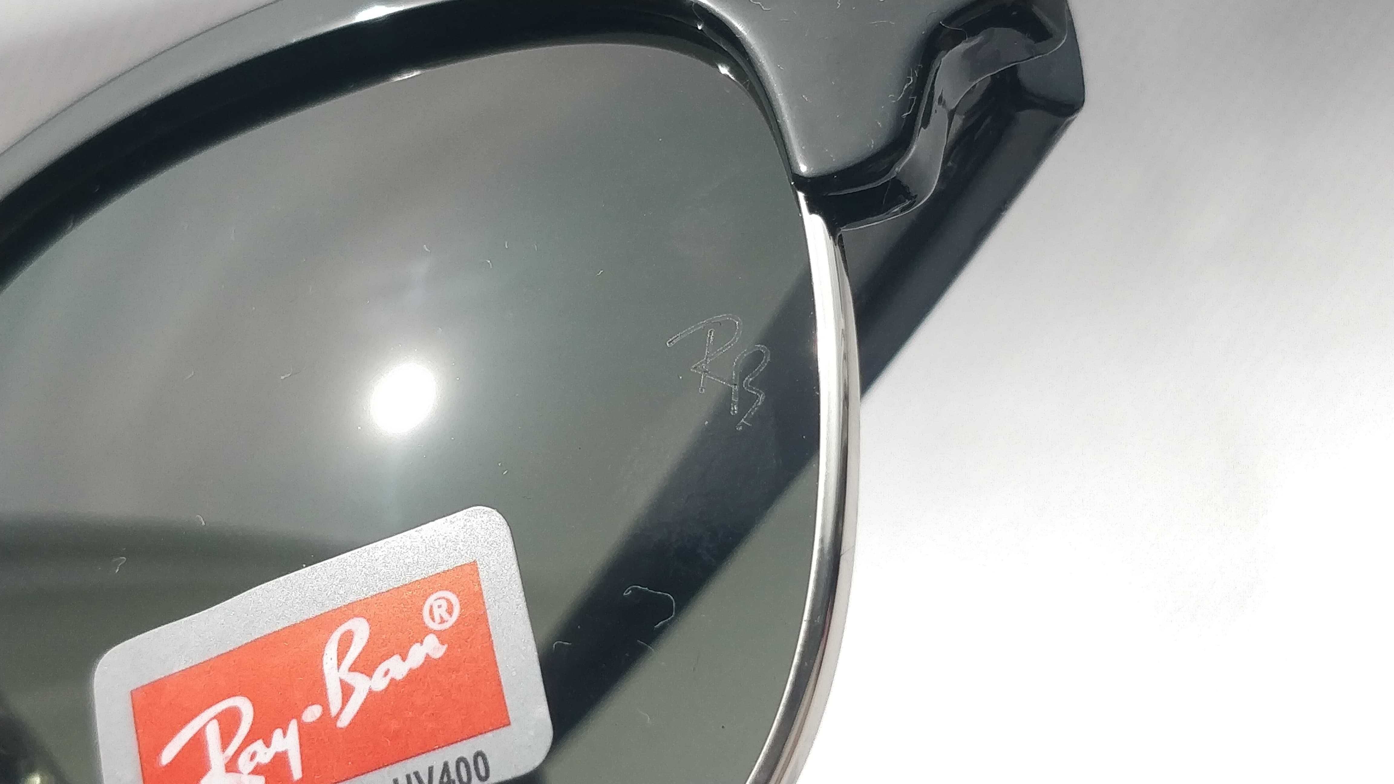 Ochelari de soare Ray-Ban RB3016 Clubmaster, lentile verzi