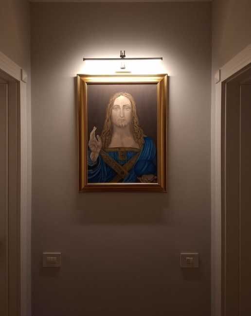 Tablou Ulei pe Panza, 50 x 70cm, Salvador Mundi– Reproducere