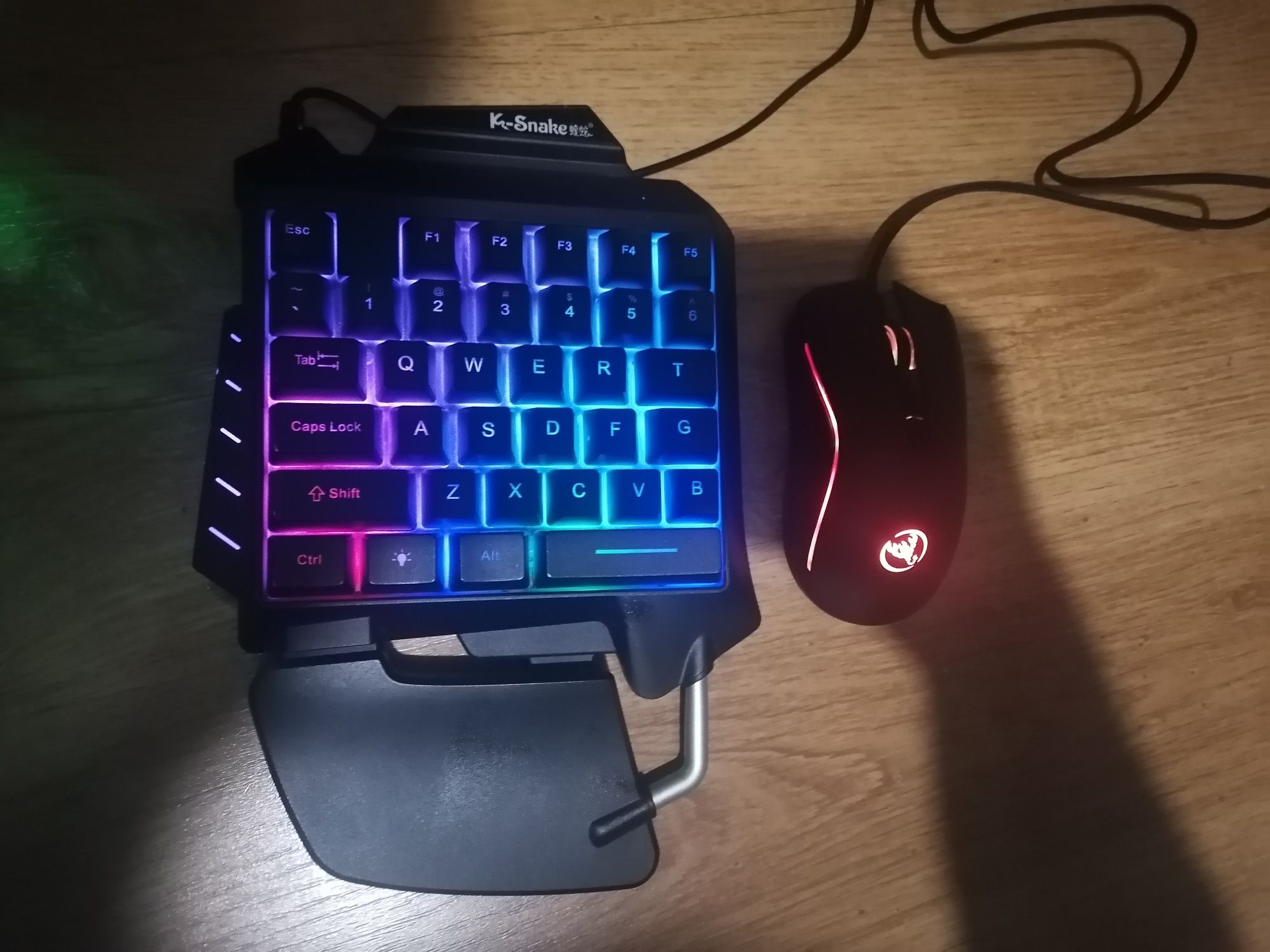 Gaming mouse and keyboard