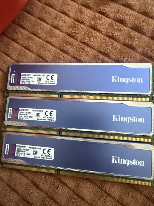 3x RAM HyperX Beast 8GB DDR3 1600MHz CL9 – 24GB total