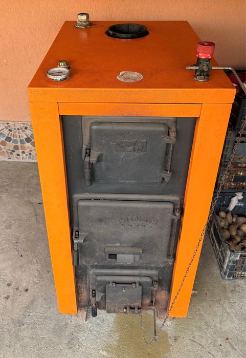 Centrala pe lemne Premium 35 kw impecabila!