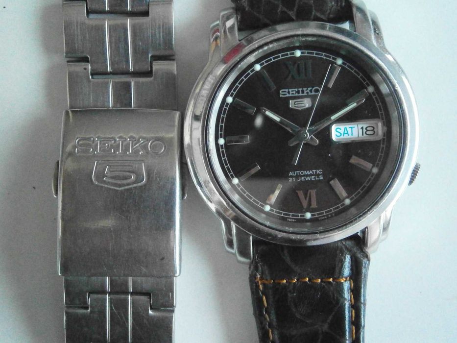 SEIKO 5, Automatic, 7s26, 21 jewels, Japan, Буквално нов часовник!