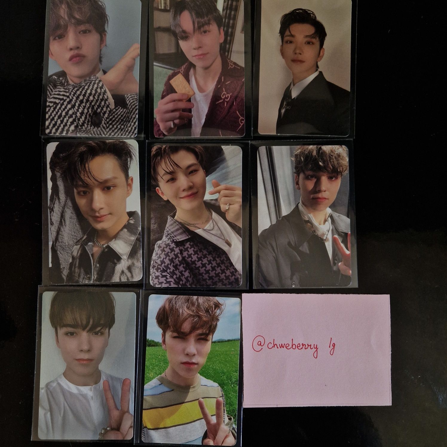 kpop seventeen photocards