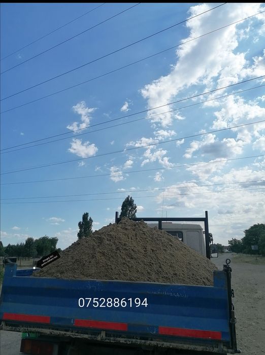 Aduc la comandă Nisp, Bazarcă pământ negru refuz ciur marfa piatra