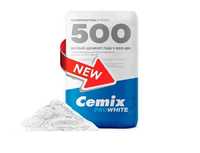 Белый Цемент ПЦБ 1-500-Д0, Cemix(Россия), Крутые мешки(герметичные)