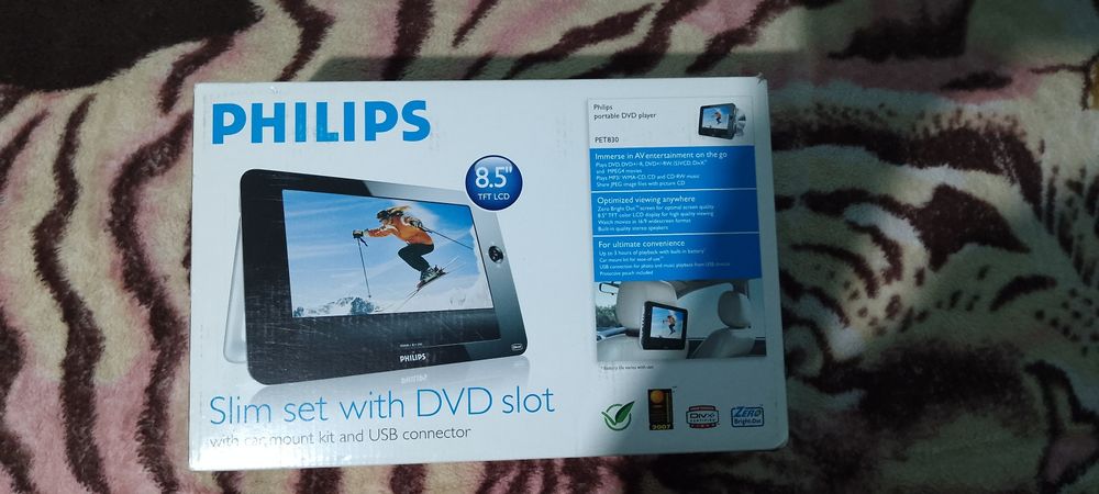Dvd Philips ptr mașină,portabil