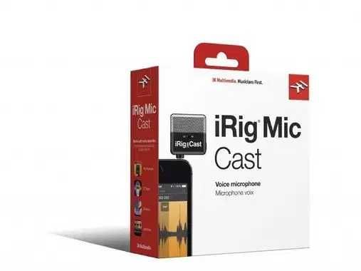 IRig MIC Cast, microfon de podcast / interviuri,nou,sigilat