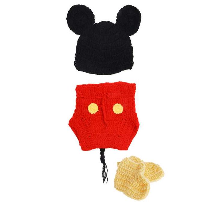 Costum bebelusi crosetat Mickey /Minnie mouse