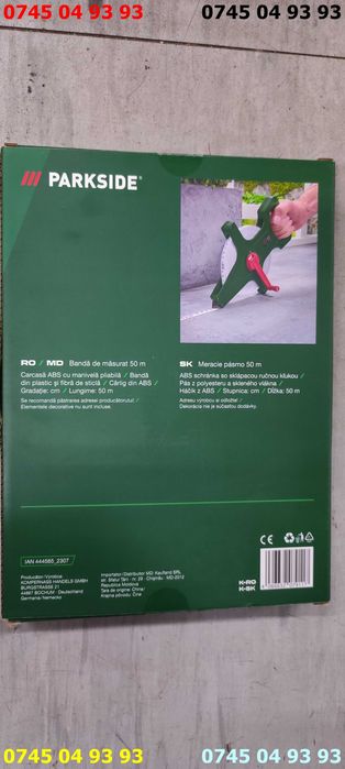ruleta Parkside 50m metri noua sigilata