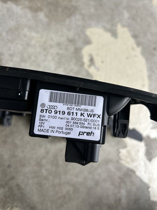 Panou comanda MMI Audi A4 2013-2016, cod 8T0919611K