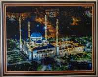 Картина Мечеть в ночном городе р. 40*50 см