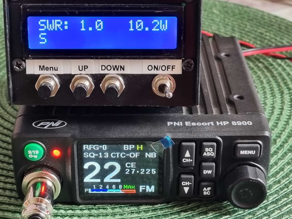 Statie emisie receptie radio CB + antena precalibrata