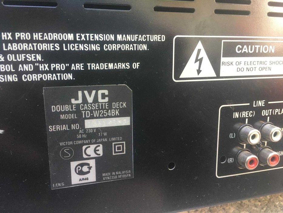 Dublu deck JVC Teac dolby b/c Hx pro
