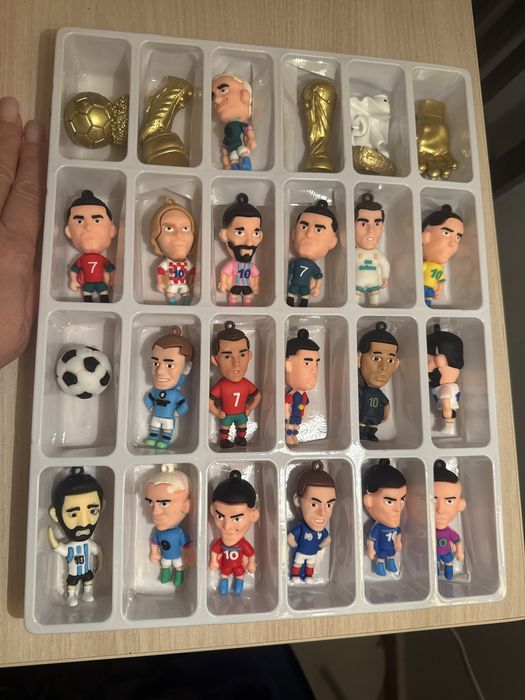 Vand mini figurine fotbal calendar advent 24