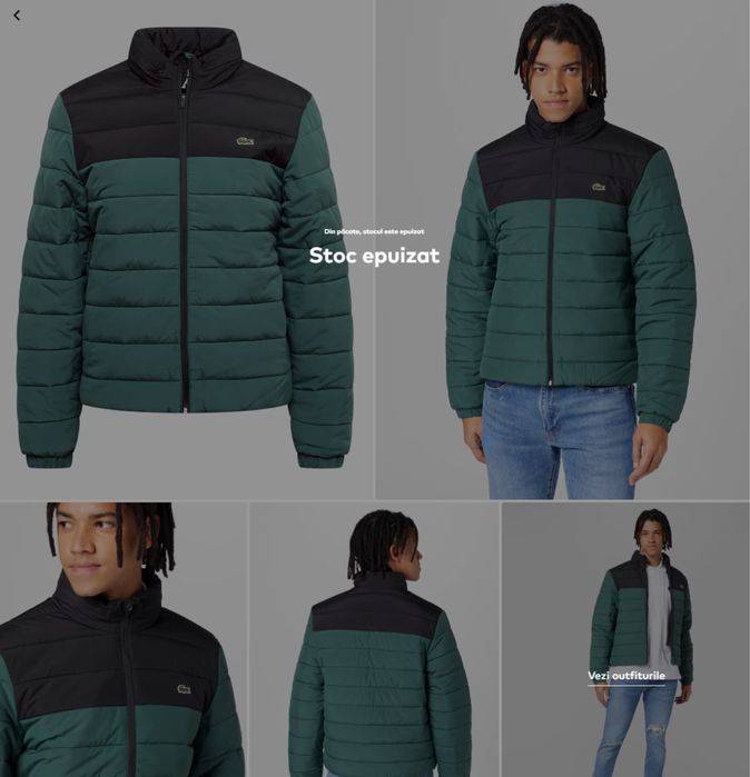 Vand Geaca Lacoste Premium Primavara-Toamna M Impecabila