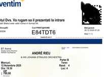 BILET VIP ANDRE RIEU - Cluj Napoca - 12 nov 2025