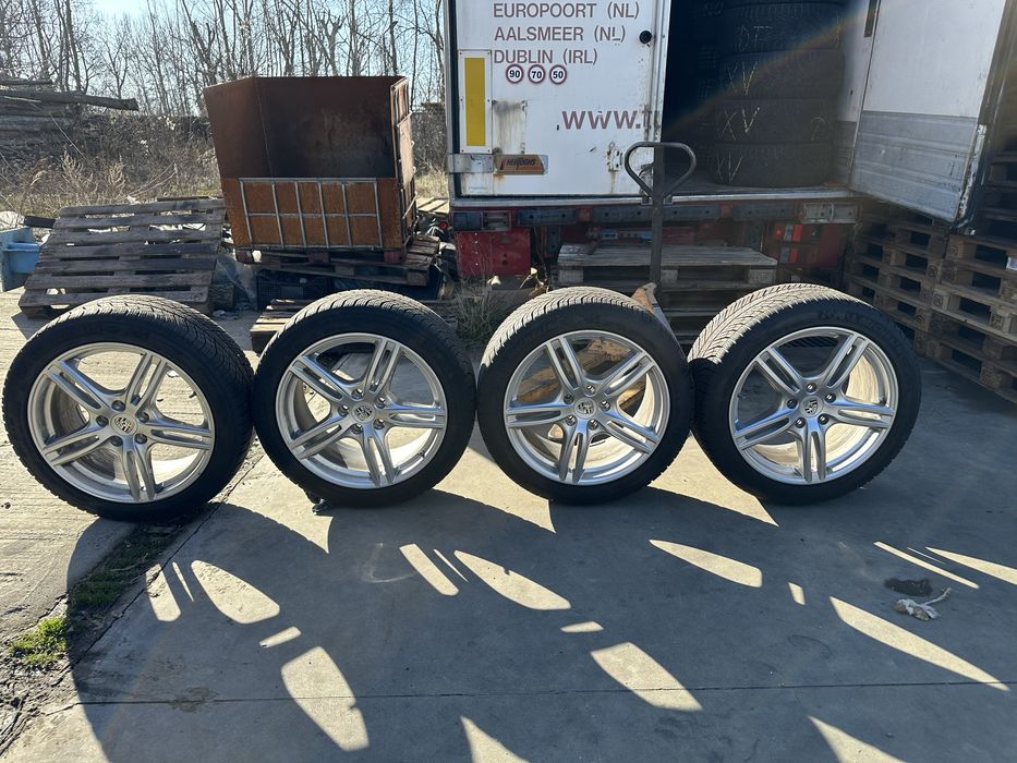 Jante Porsche Panamera ORIGINALE 20 inch+anvelope Michelin de iarna