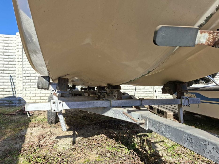 Boston Whaler cu motor Evinrude 20 cp si peridoc