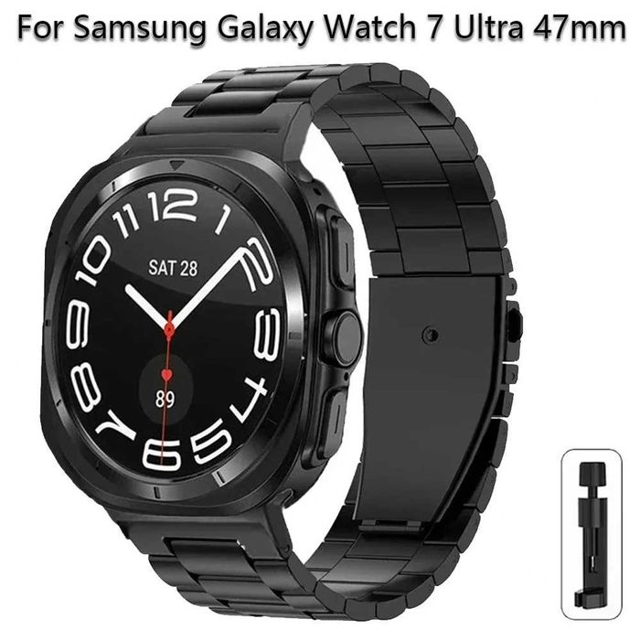 Curea metalica 22mm pentru ceas smartwatch Galaxy Watch Ultra 7 8 47mm