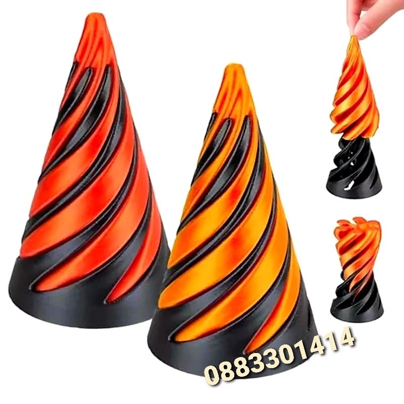 Спиралкон Spiral cone Фиджет Антистрес Невъзможна пирамида