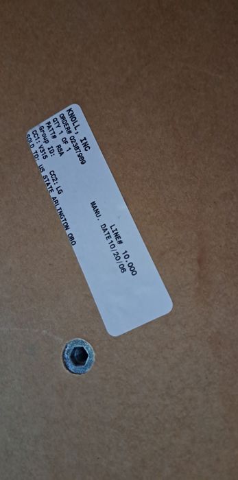 2 бюра knoll reff със стол и контейнер/маса за принтер