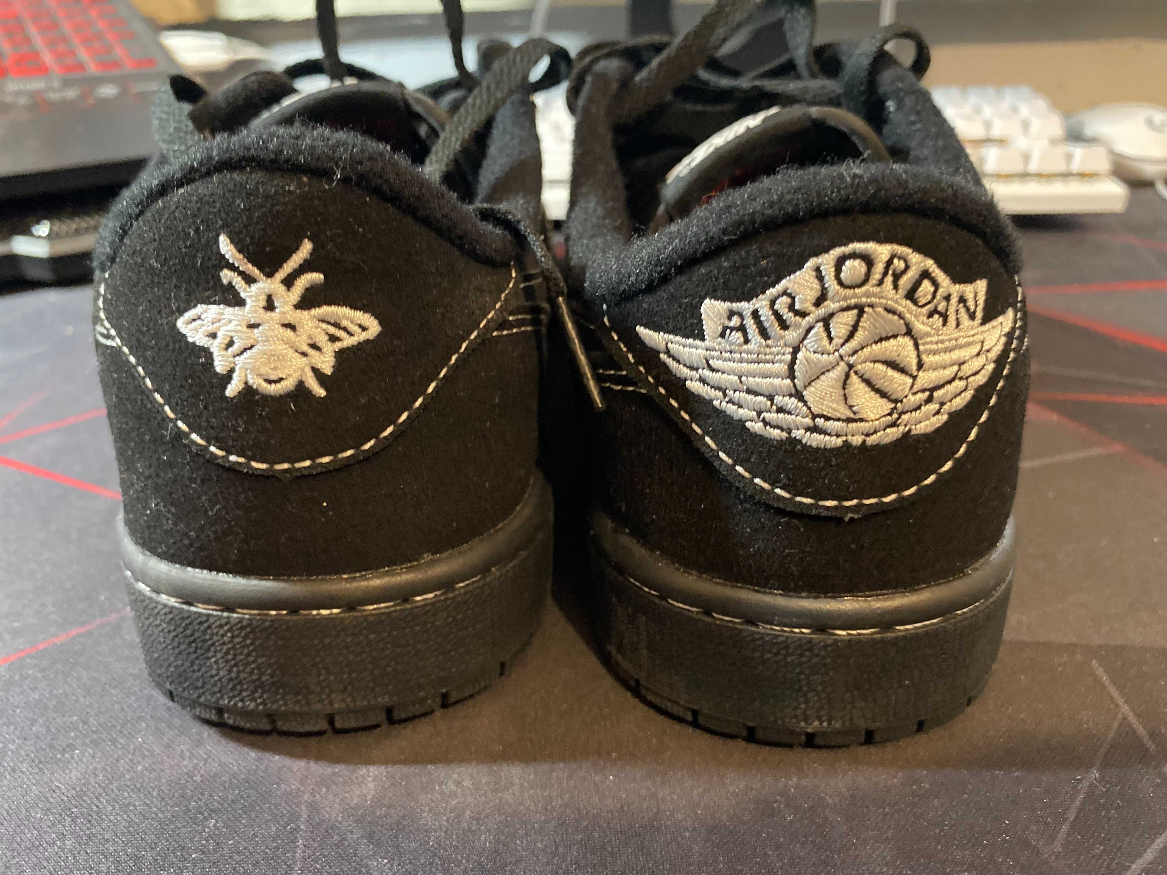Jordan 1 x Travis Scott Black Phantom Low