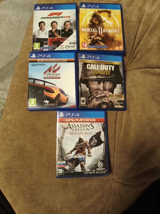 Продаю игры на пс4 в хорошем состоянии