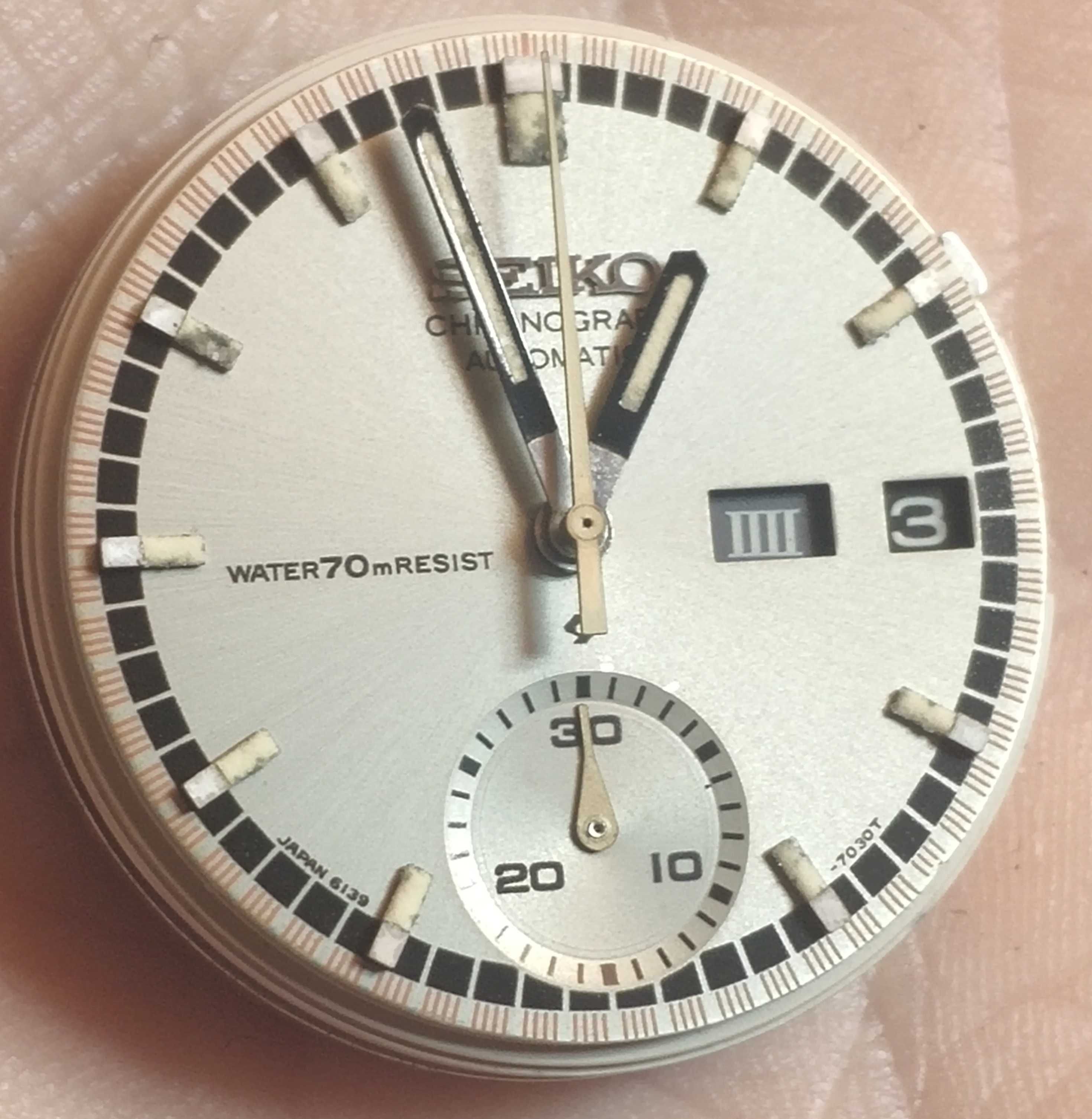 Seiko Сейко автоматичен часовник хронограф