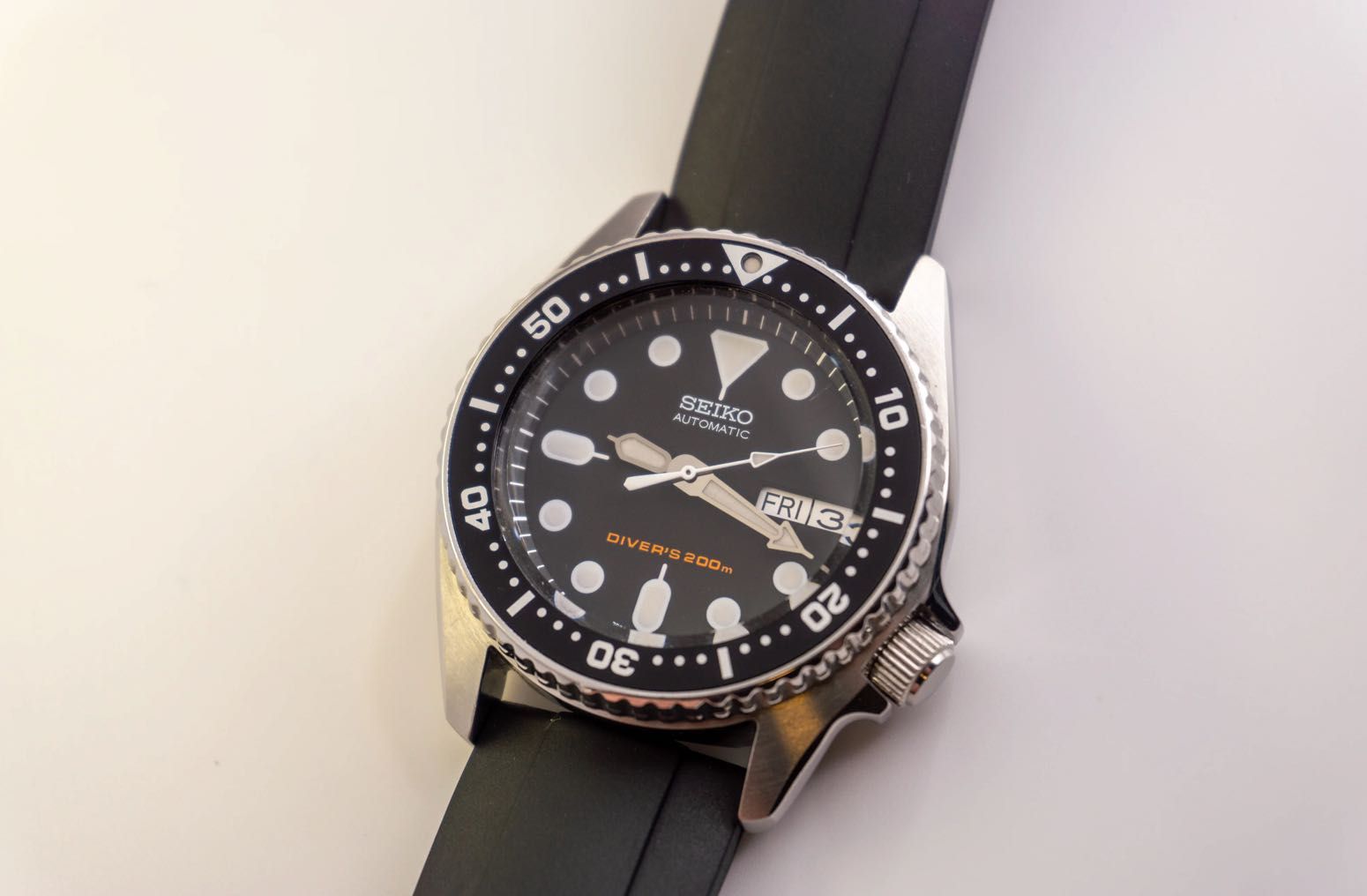 Мужские часы Seiko Automatic Diver's 200M SKX013 дайверские 200м